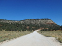 GDMBR: Cycling northward toward a Mostly White Mesa.